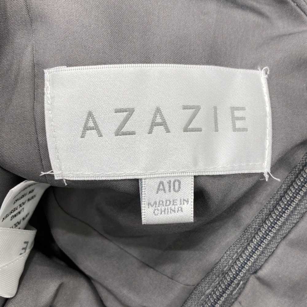 Azazie NWT Womens Gray Sleeveless V-Neck Back Zip… - image 5