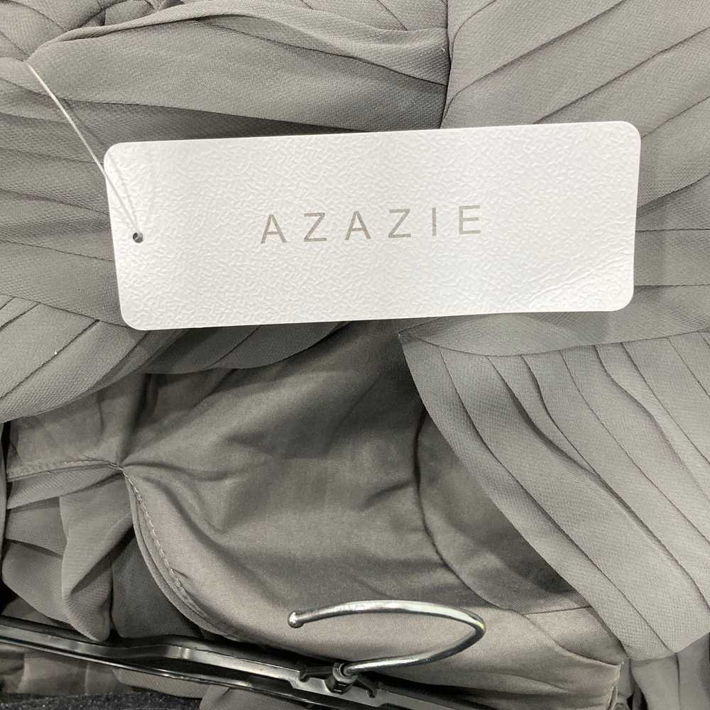 Azazie NWT Womens Gray Sleeveless V-Neck Back Zip… - image 7