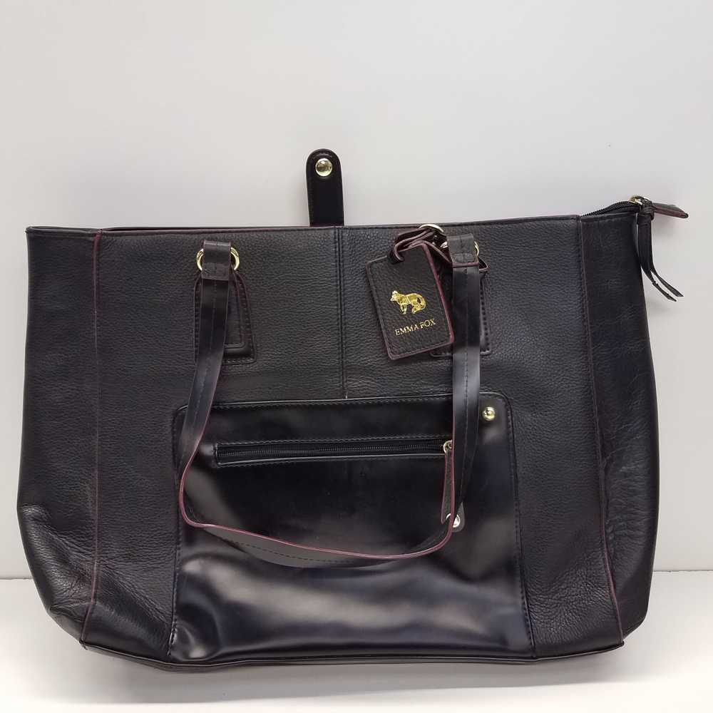 Emma Fox leather handbag large - image 2