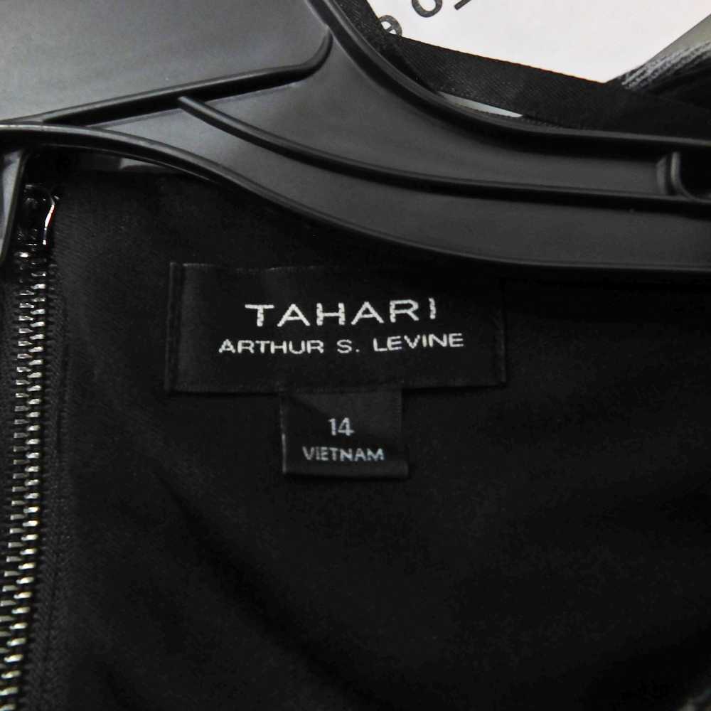 Tahari Red Grey & Black Plaid Pleated Zip-Up Dres… - image 3