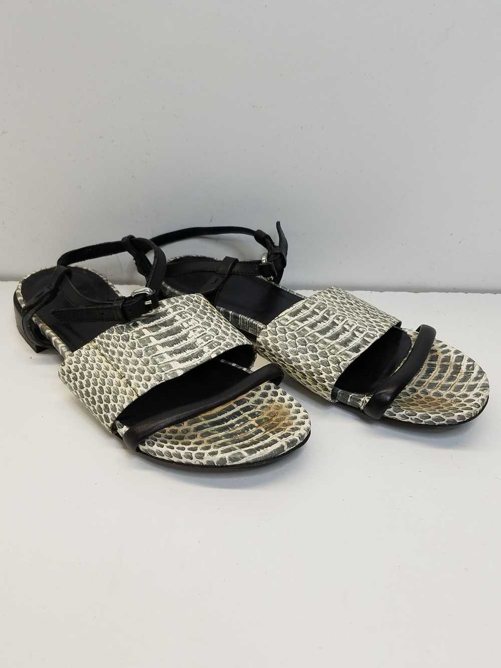Alexander McQueen Sandals White Grey Womens Size … - image 3