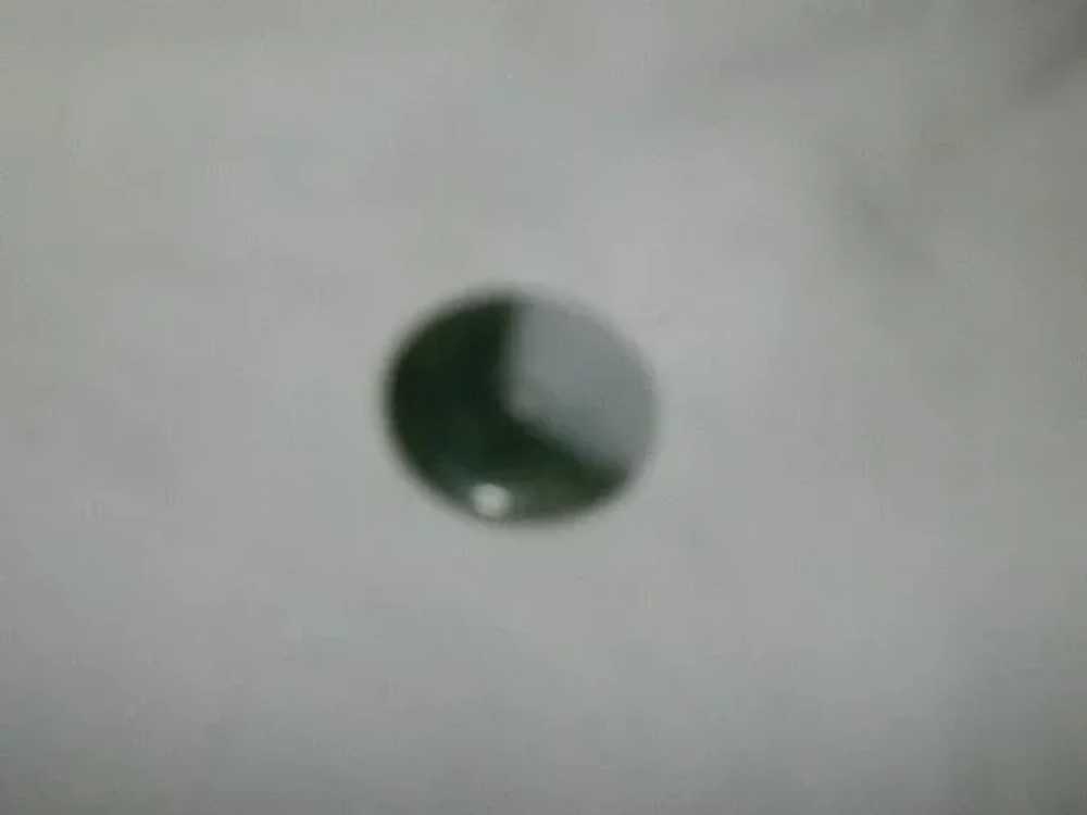 Moss in Snow Jade Disk Bead Pendant - image 3
