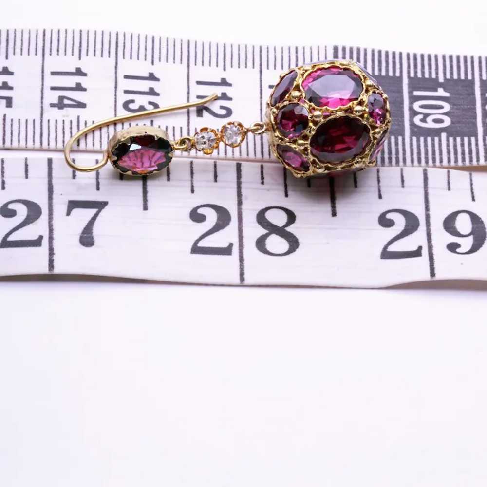 Antique Victorian earrings dangle ear pendants go… - image 4