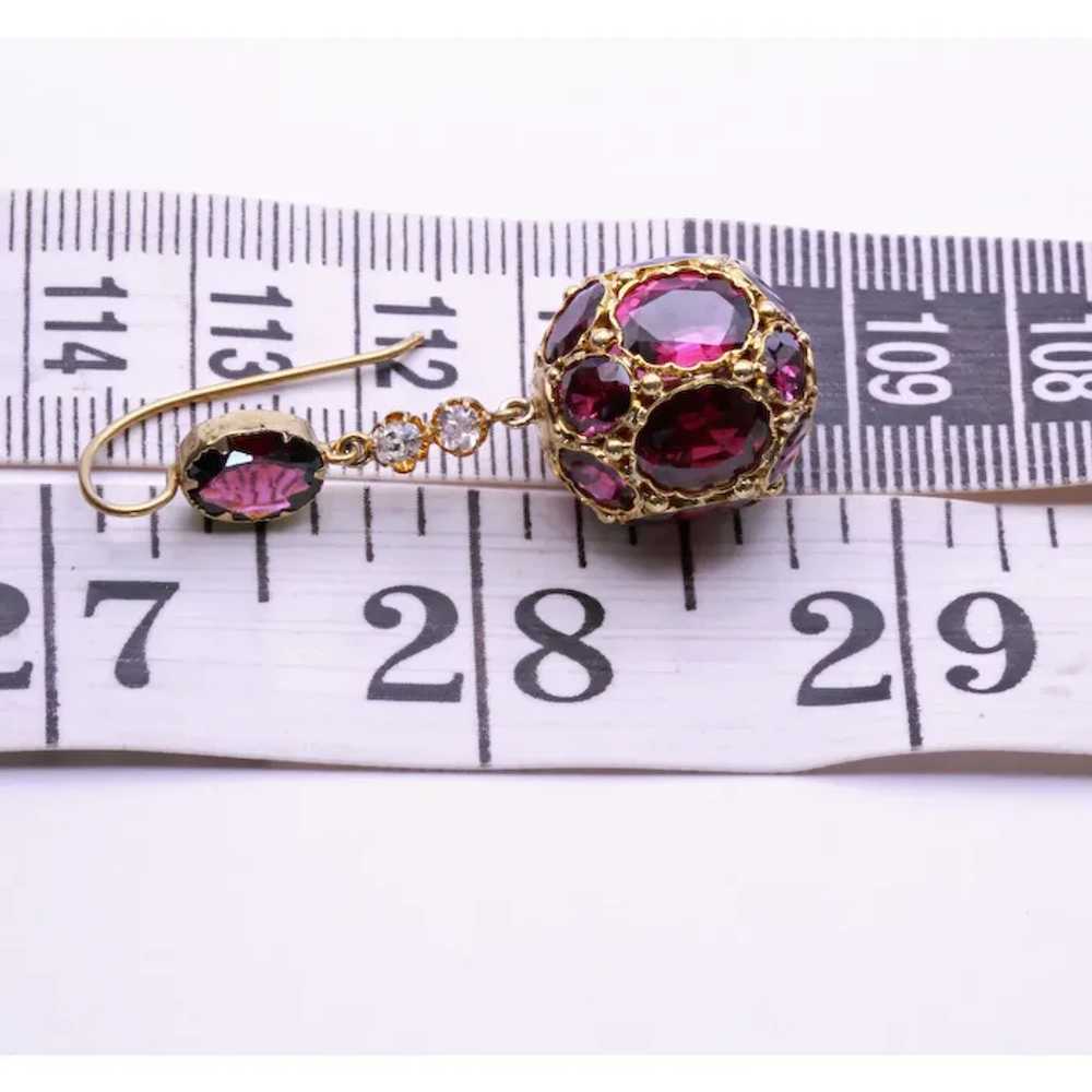 Antique Victorian earrings dangle ear pendants go… - image 9
