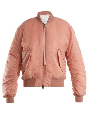 Acne Studios Clea Bomber Flight Jacket Pink Pastel