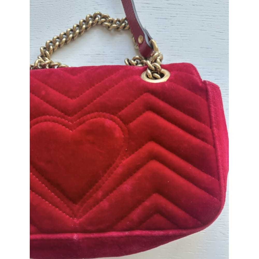 Gucci Marmont velvet clutch bag - image 8