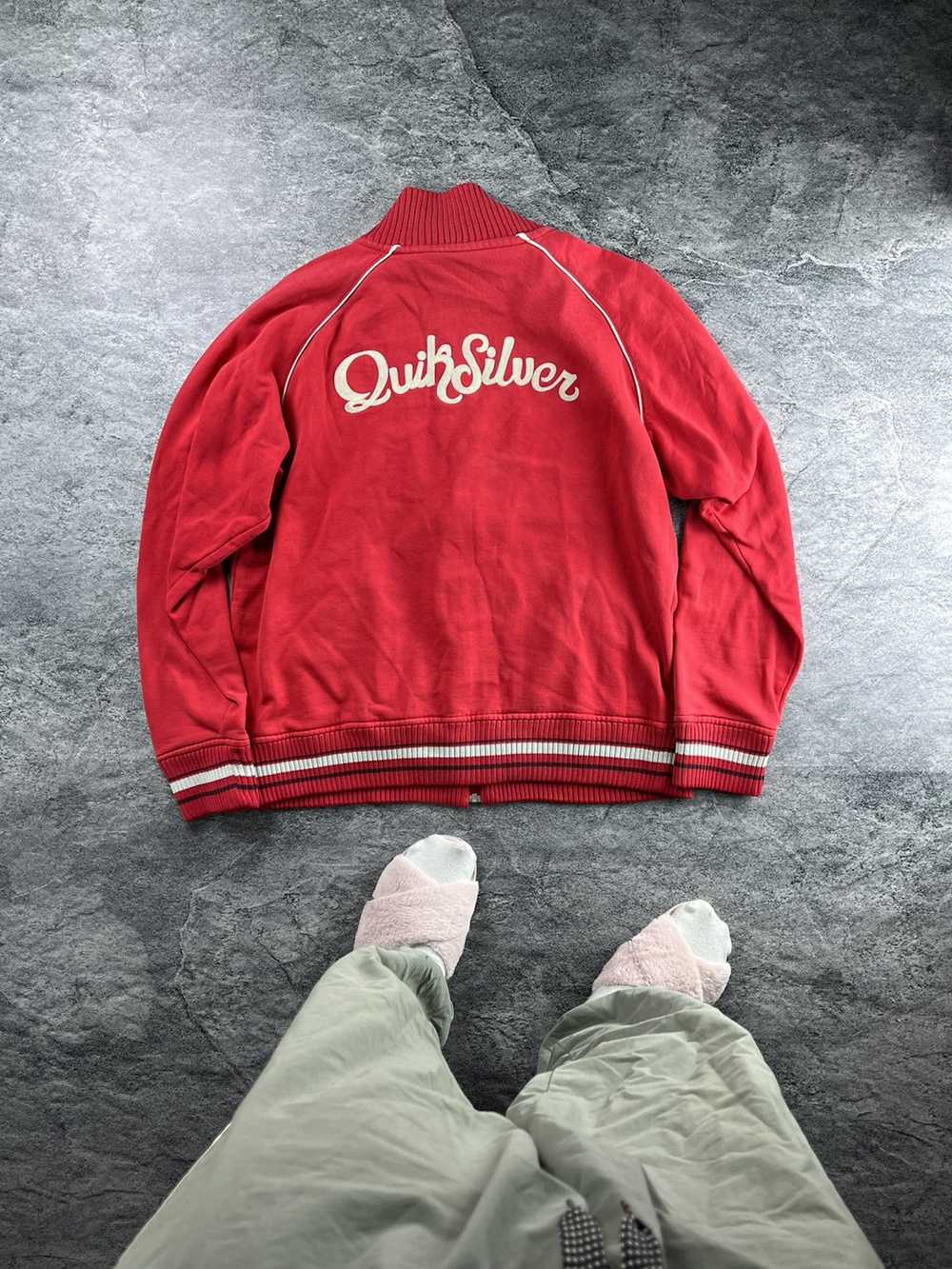 Quiksilver × Surf Style × Vintage Vintage zip swe… - image 1