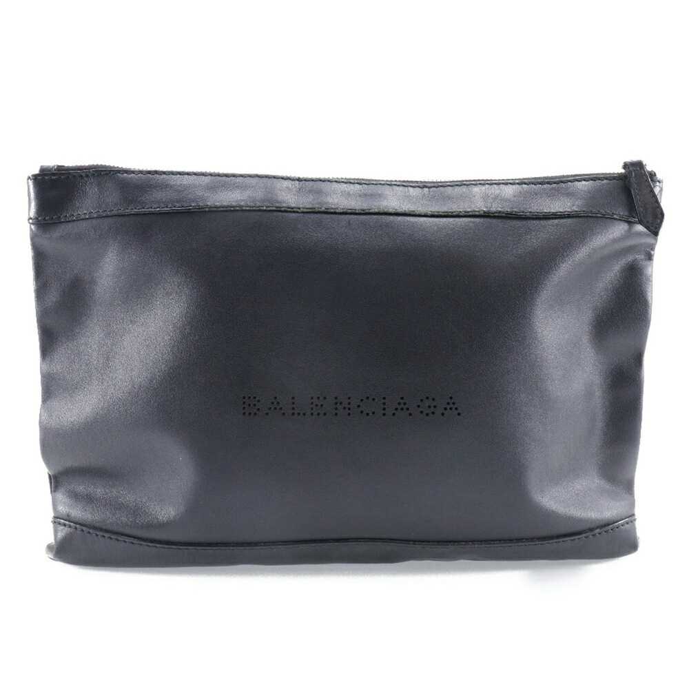 Balenciaga BALENCIAGA Navy Clip M Clutch Bag 3738… - image 1