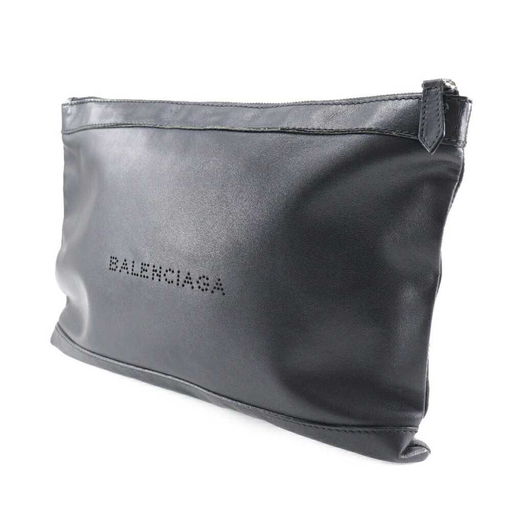 Balenciaga BALENCIAGA Navy Clip M Clutch Bag 3738… - image 2