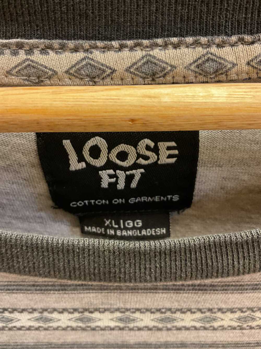 Vintage Loose Fit Striped Tee - image 2