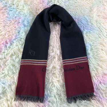 Vintage Christian Dior Monsieur Scarf / Muffler /… - image 1