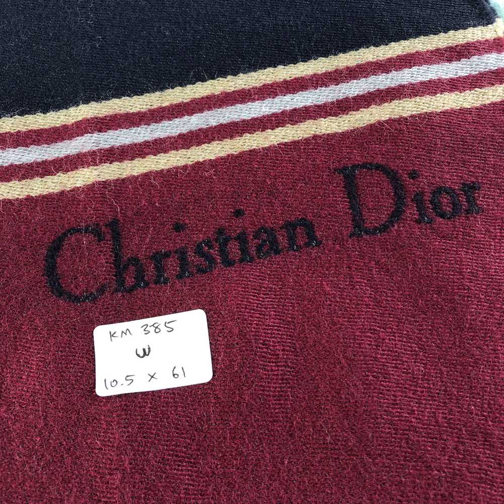 Vintage Christian Dior Monsieur Scarf / Muffler /… - image 5