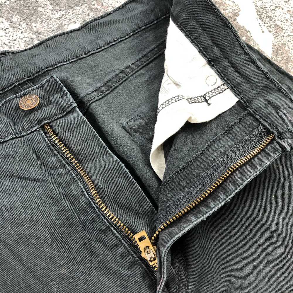 Levi's Levis 513 Jeans Distress Black Denim KJ979 - image 12