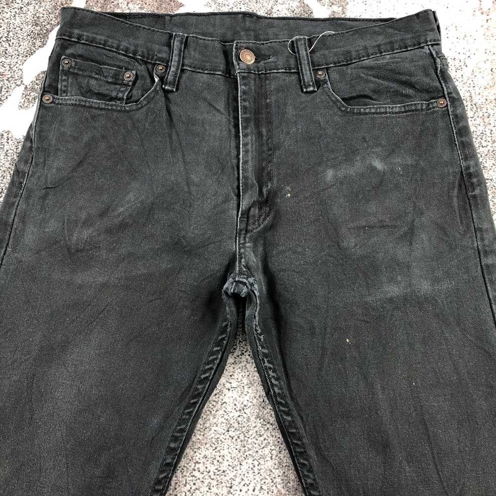 Levi's Levis 513 Jeans Distress Black Denim KJ979 - image 3