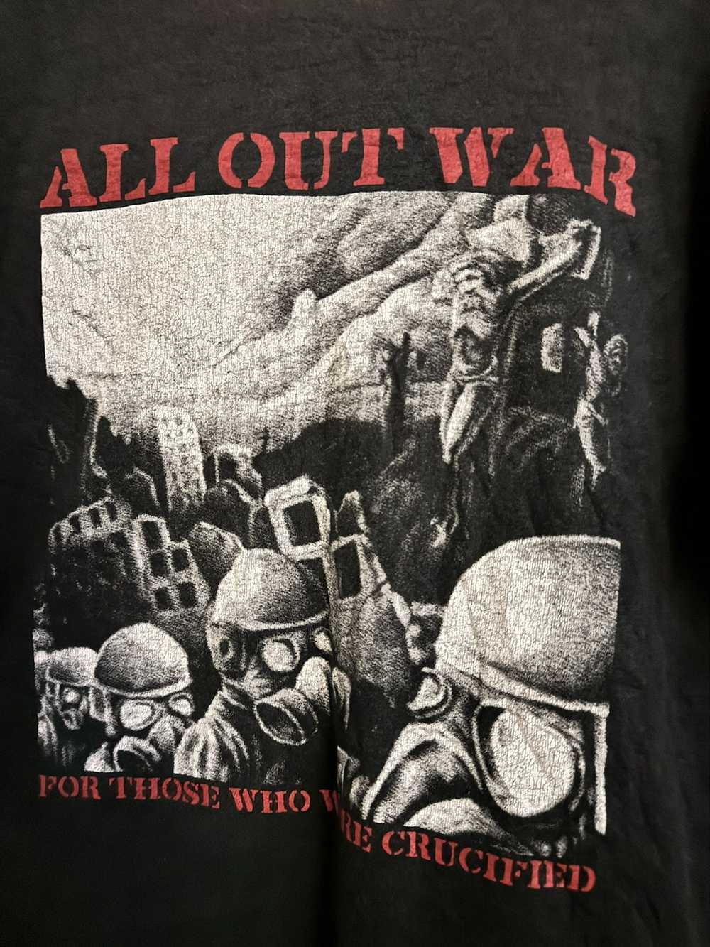 Band Tees × Vintage All out war vintage - image 2