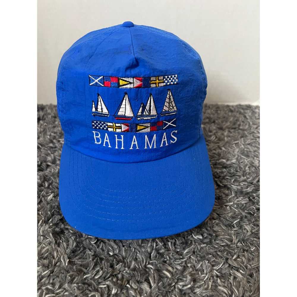 Other Vintage Bahamas Sail Boats Blue Snapback Ha… - image 1