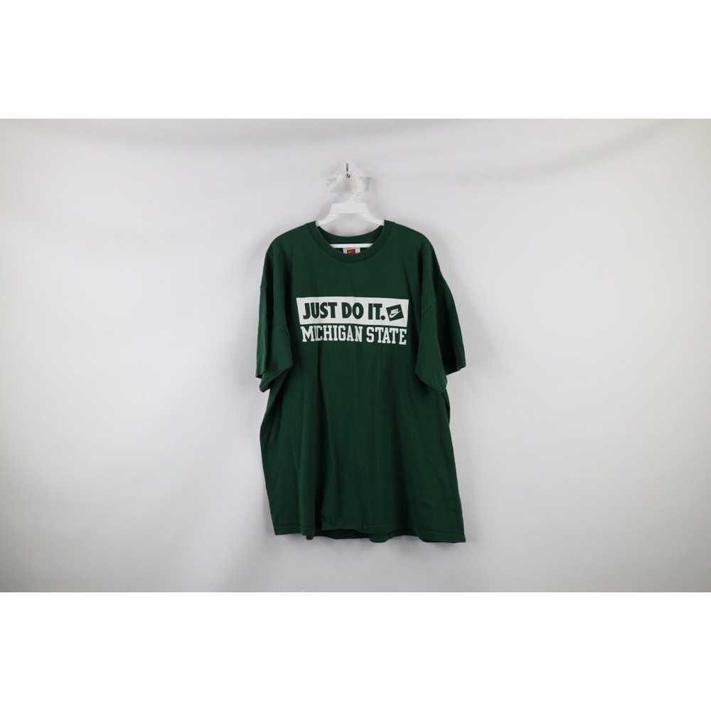 Nike × Vintage Vintage Nike Faded Michigan State … - image 1