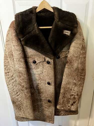 Vintage Fur Fashion Sheepskin Fur Coat