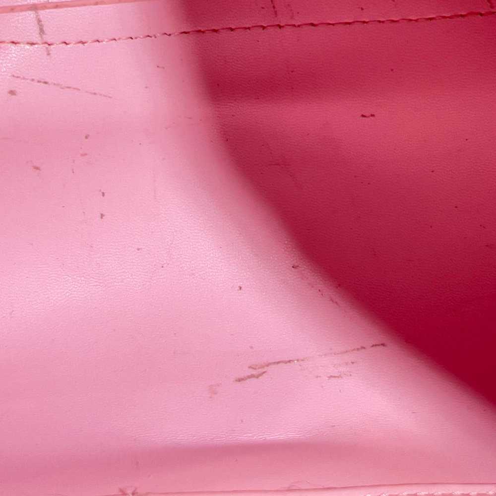 1 Tabitha Webb Pink Floral Vinyl Tote Bag Wristle… - image 11
