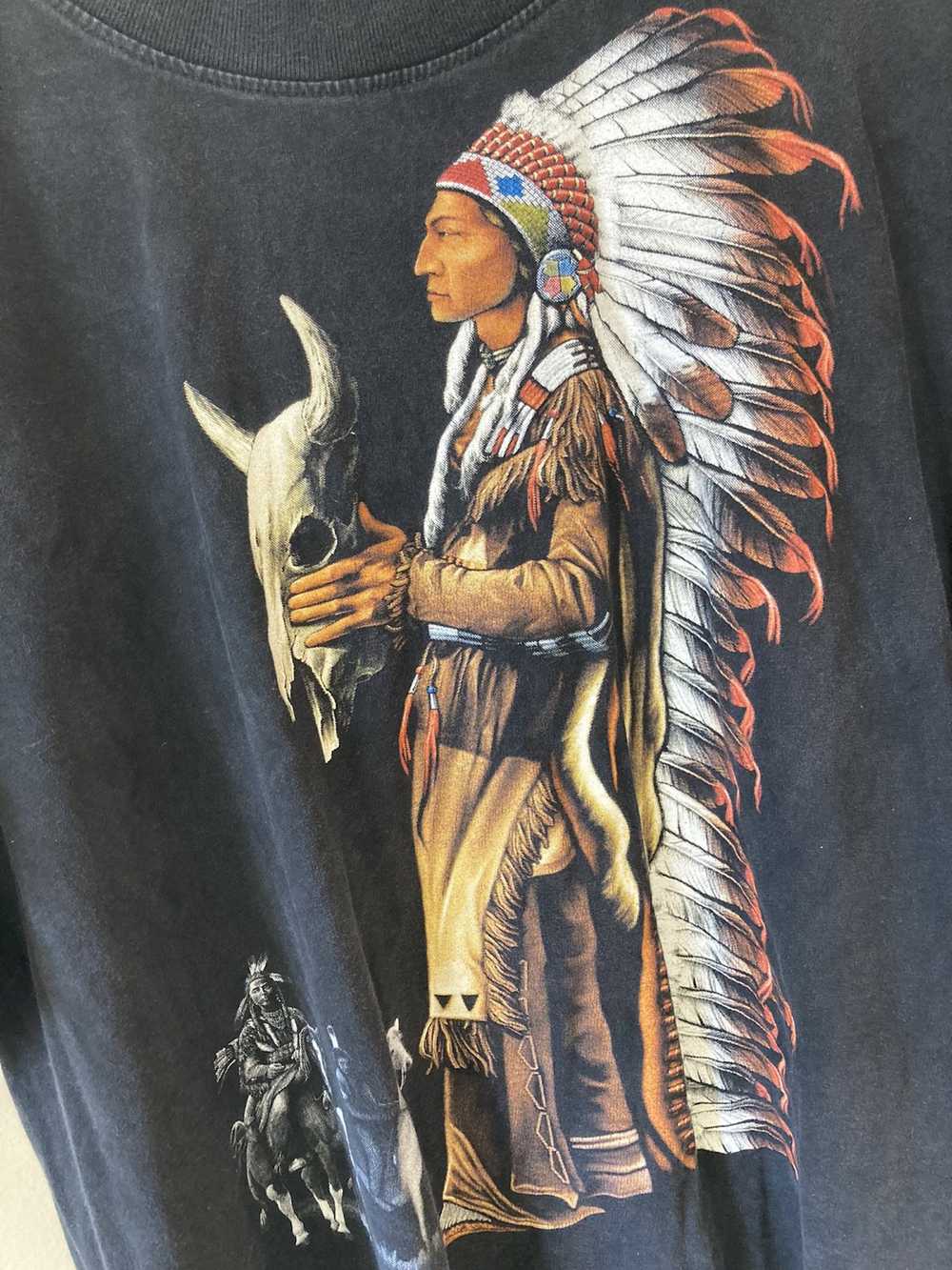 Vintage Rock Eagle Chief T-Shirt - image 3