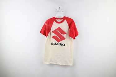 vintage Suzuki RM T Shirt Dirt Bike Promo Custom Tan… - Gem