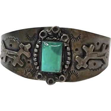 VTG Navajo Cerillos Turquoise Bracelet Navajo Ingo