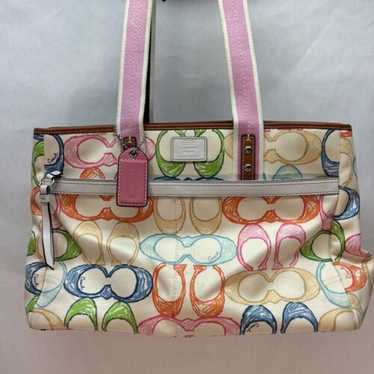 バッグ Coach Scribble Stitch Pocket Flap Ltd. Coach | Bags | Coach Rare Ltd Ed Scribble Stitch Signature