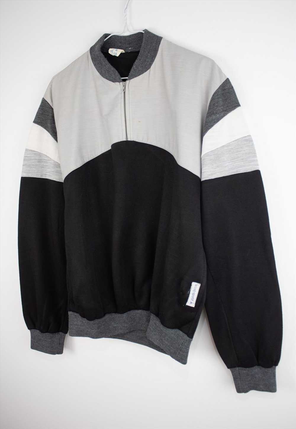 Vintage Le Coq Sportif Sweatshirt in Black M - image 2