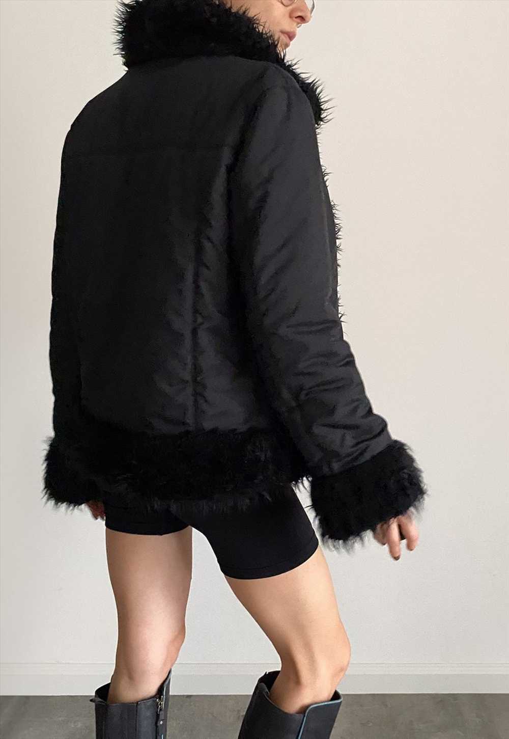 Vintage Y2K 00s penny lane winter jacket in black - image 4