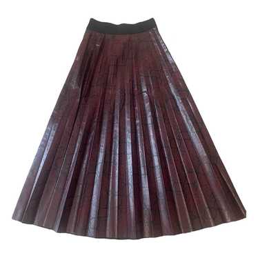 Elena Makri Vegan leather maxi skirt - image 1