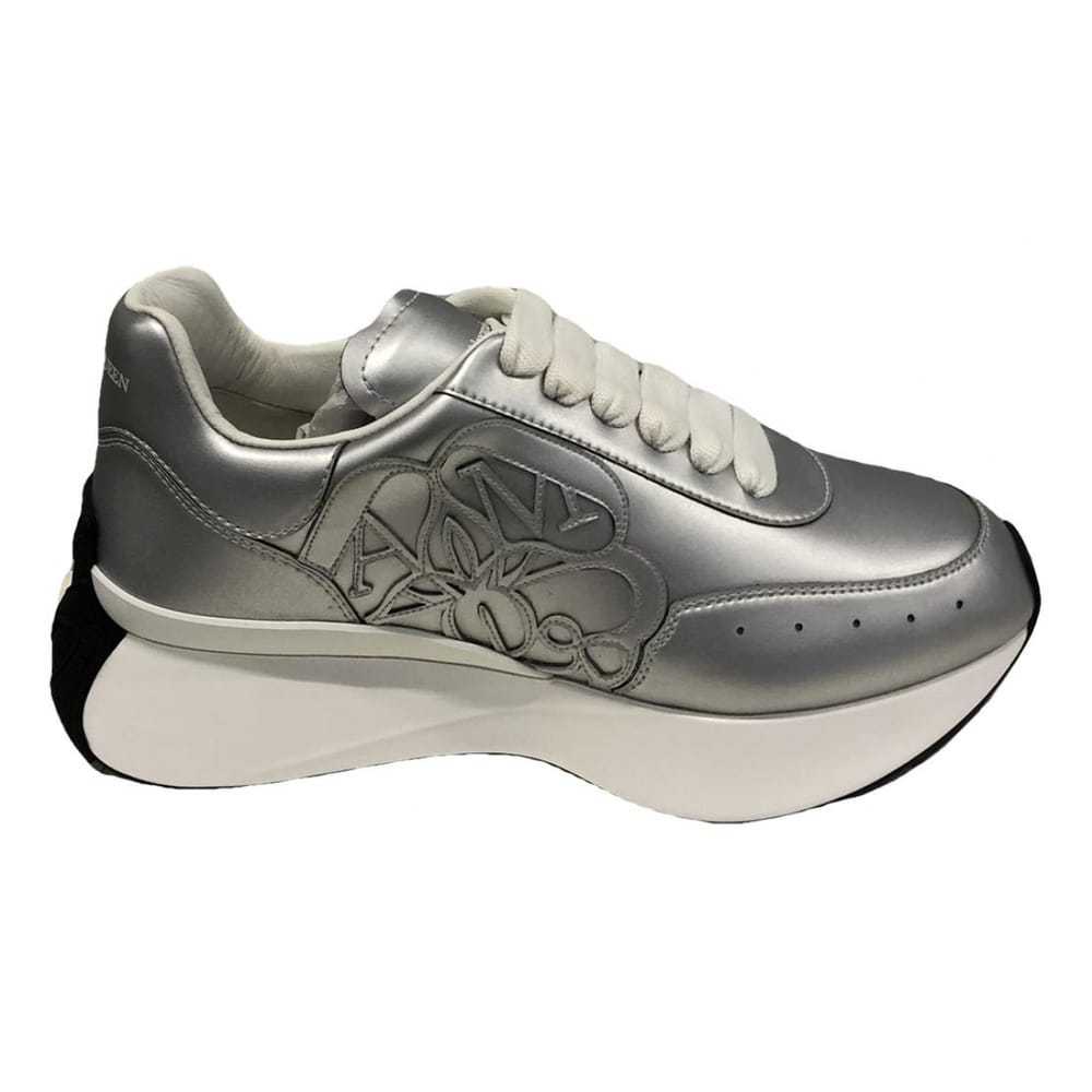 Alexander McQueen Sprint Runner leather trainers - image 1