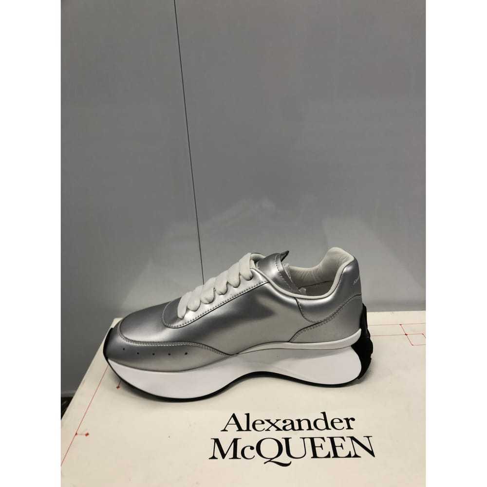 Alexander McQueen Sprint Runner leather trainers - image 3