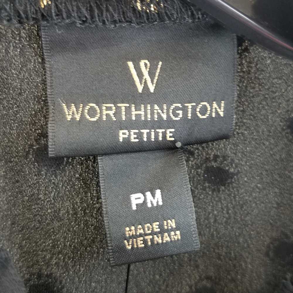Worthington Women Long Sleeve Top Petite M - image 3