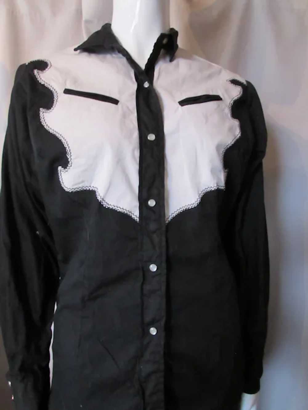 SALE Ladies Western Style Shirt Tem Tex Western S… - image 3