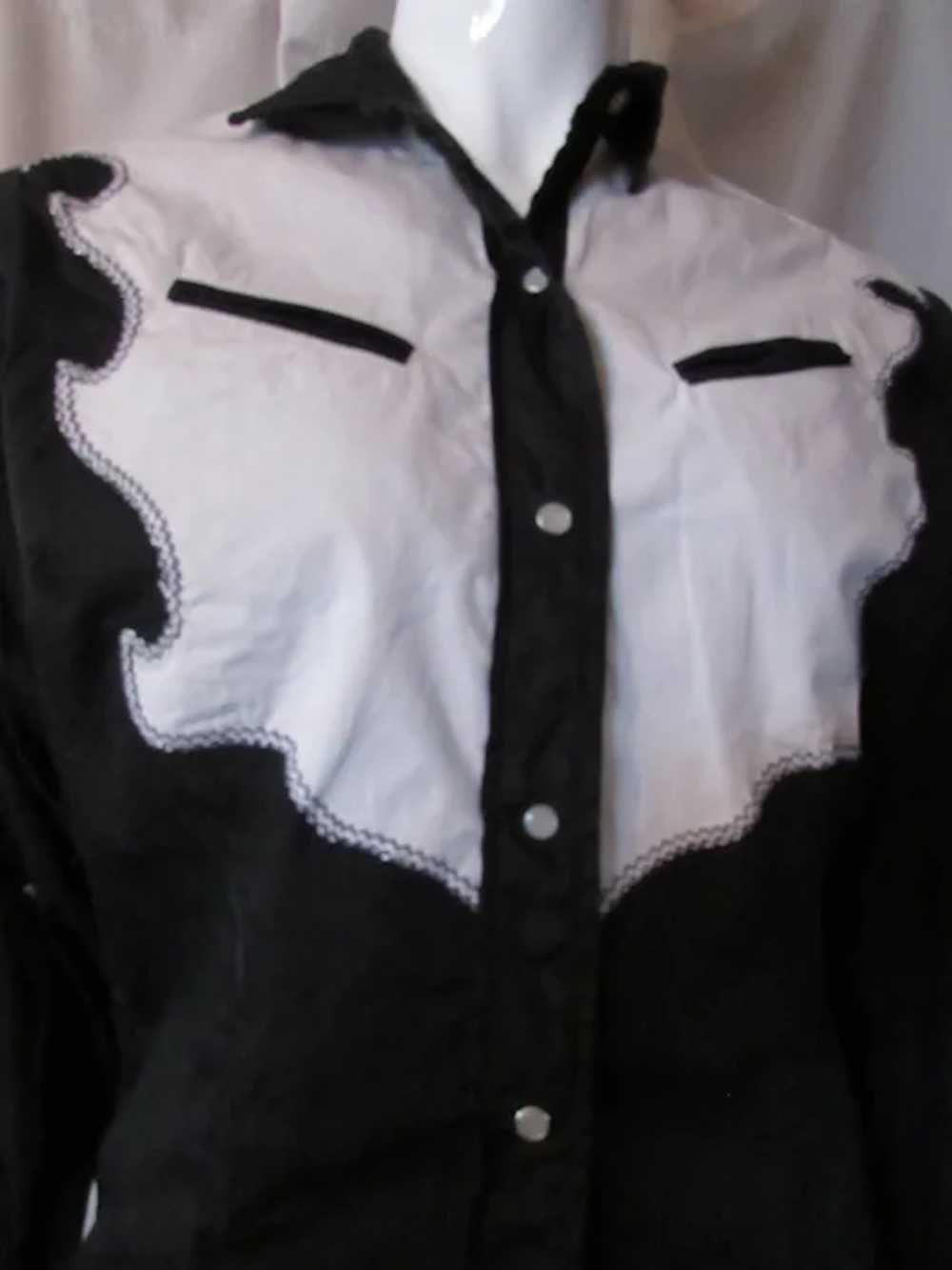 SALE Ladies Western Style Shirt Tem Tex Western S… - image 4