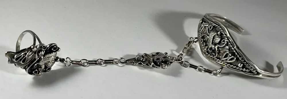 Sterling Silver Native American Slave Bracelet by… - image 6