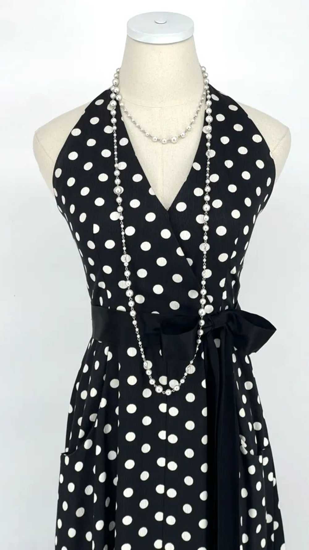 1960's-70's Molly Parnis Boutique Black and White… - image 2
