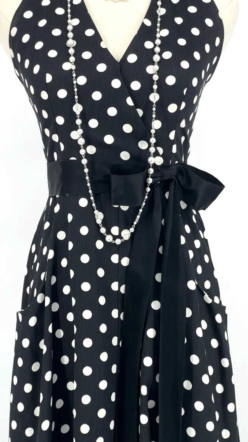 1960's-70's Molly Parnis Boutique Black and White… - image 5