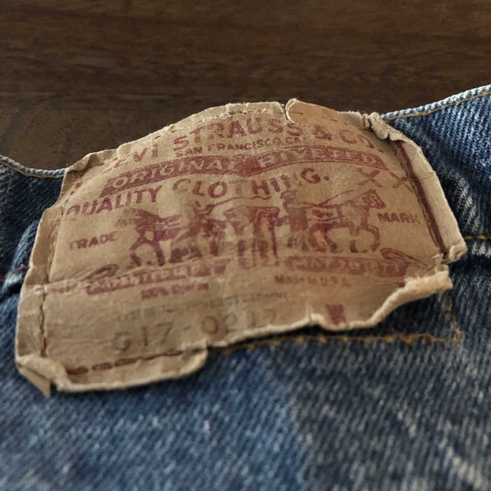 Levi's × Vintage Vintage 1980s Levi’s 517 Distres… - image 12