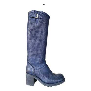 Free Lance Leather biker boots - image 1