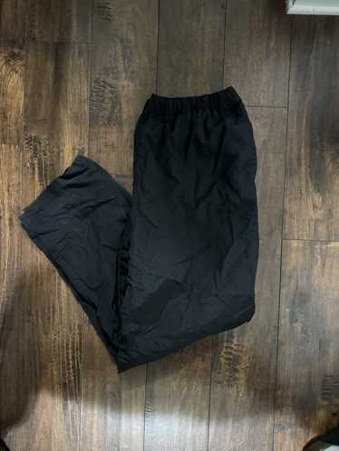 Vintage Russell Athletic Pant Men S/M Black Lined Nylon Elastic Waist Ankle  Zip