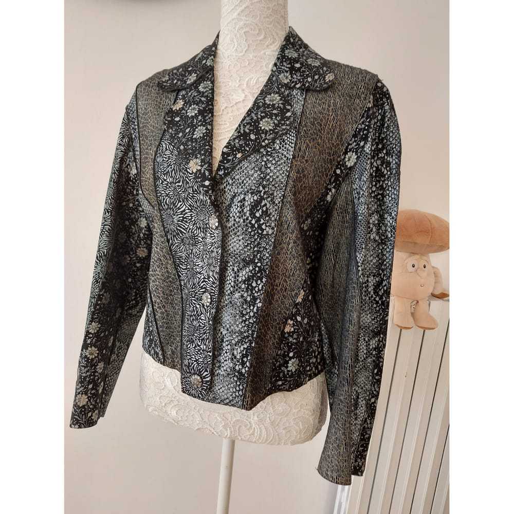 Roberto Cavalli Leather blazer - image 3