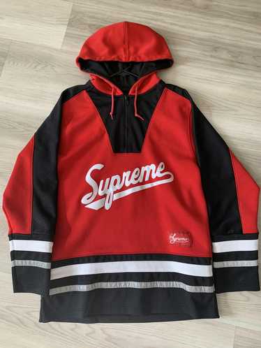 Supreme hooded hockey clearance jersey