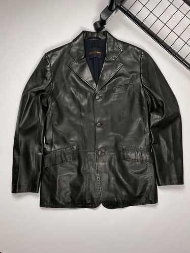 Bally 100% Lamb Leather Italian Made Biker Asymmetrical Jacket; Cool+Rare;  40