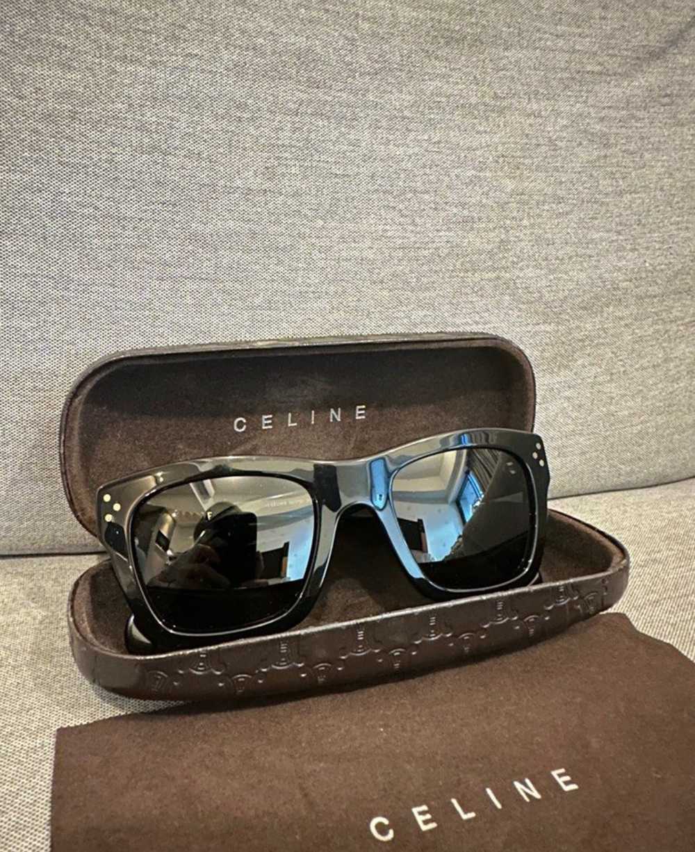 Celine Vintage Celine black sunglasses - image 2