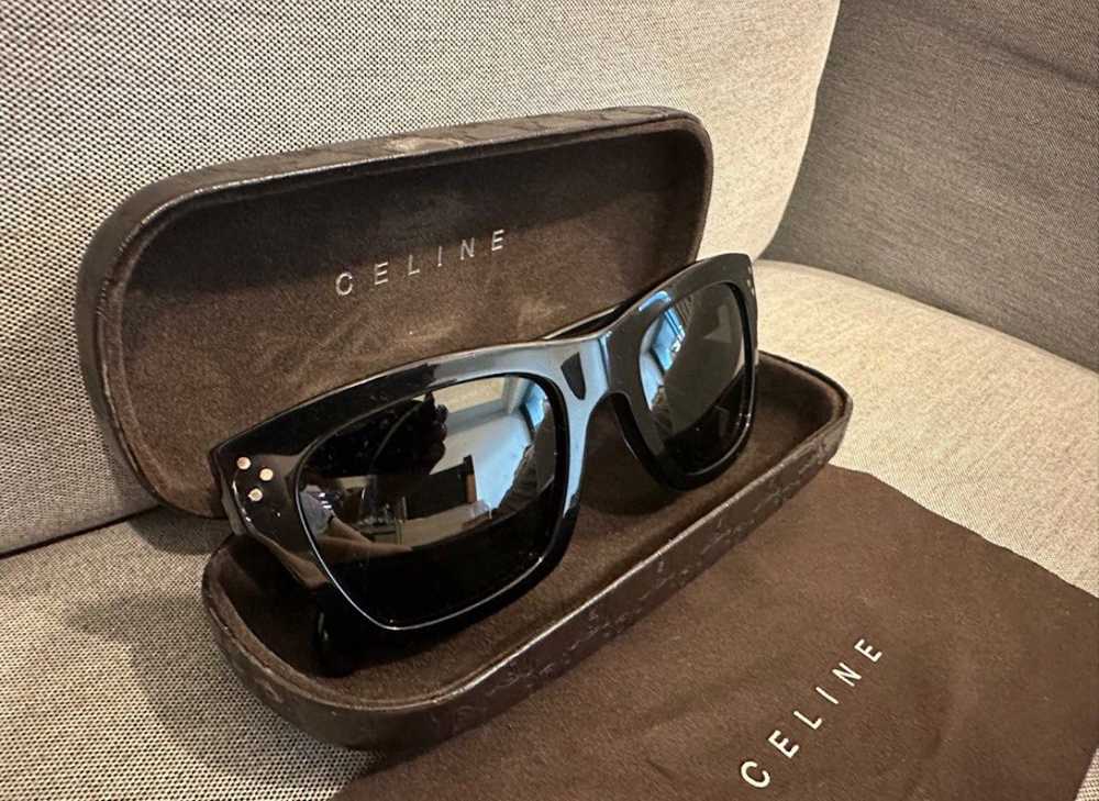 Celine Vintage Celine black sunglasses - image 3