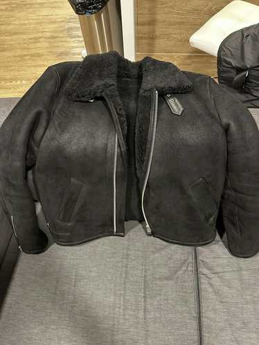 Allsaints Allsaints black shearling jacket (dekley