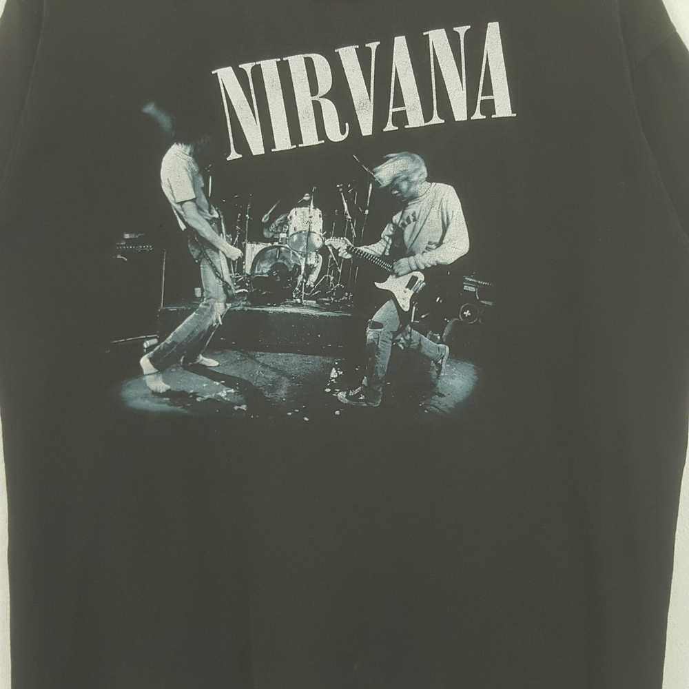 Band Tees × Nirvana × Vintage Vintage Nirvana Ame… - image 2