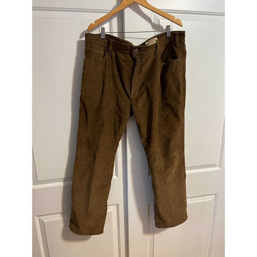 Orvis Orvis Corduroy Brown Mens Five Pocket Pants… - image 1