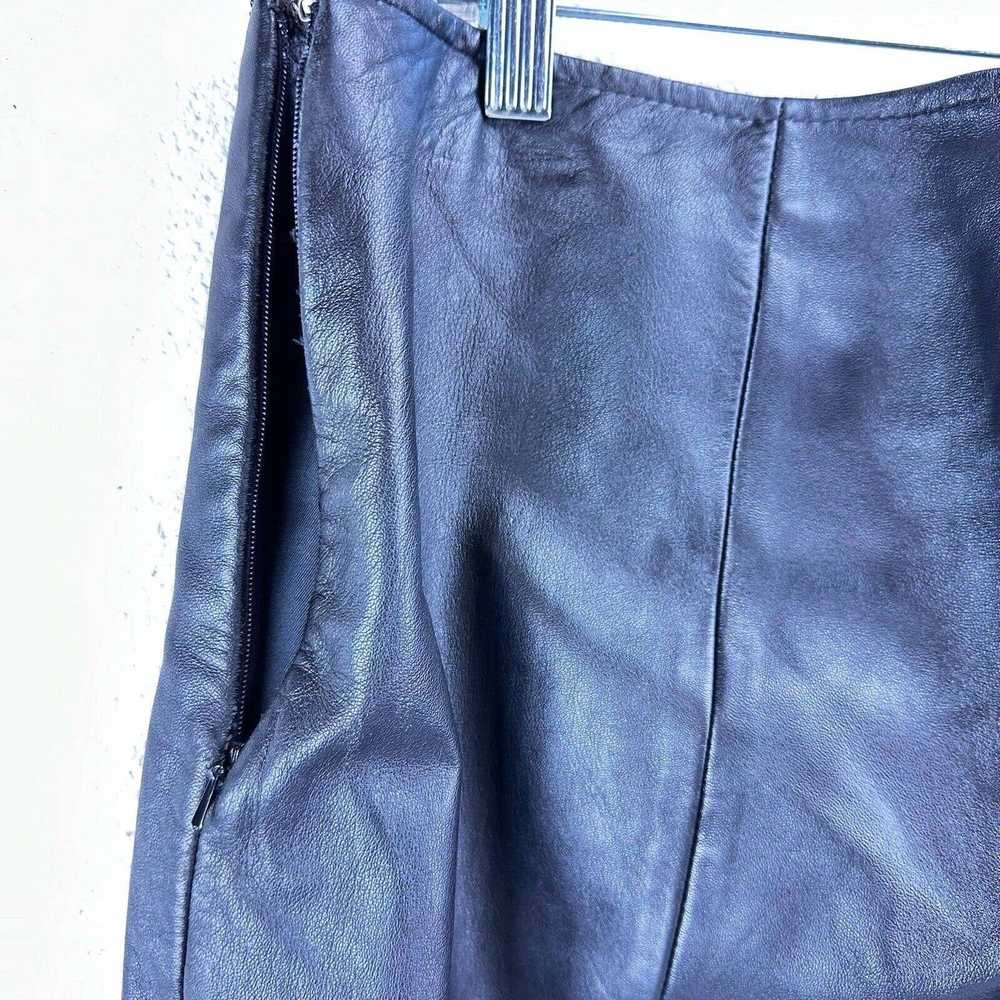 Vintage Vintage VS2 Vakko Leather Pants Sz 12 Bla… - image 11